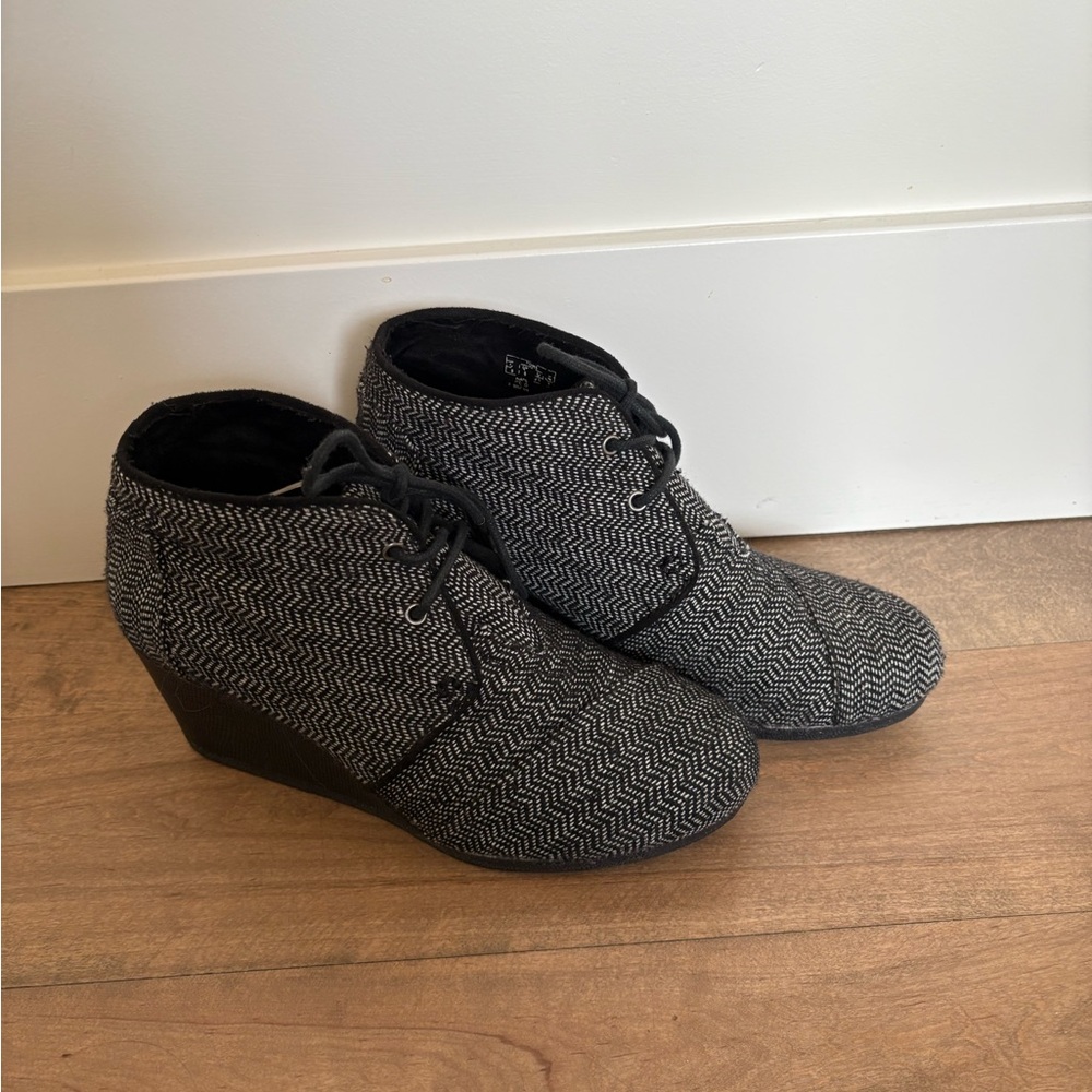 TOMS Wedge Booties